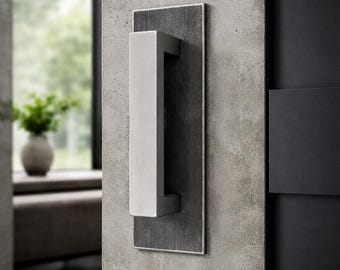 Modern Steel Door Handle Pull – Architectural Minimalist Entry Hardware