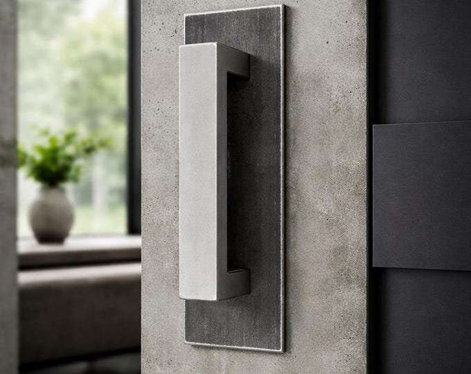 Modern Steel Door Handle Pull – Architectural Minimalist Entry Hardware