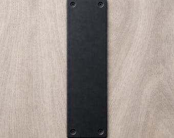 Medium 3 inch Flat Steel Push Plate - Loft Door, Industrial Door