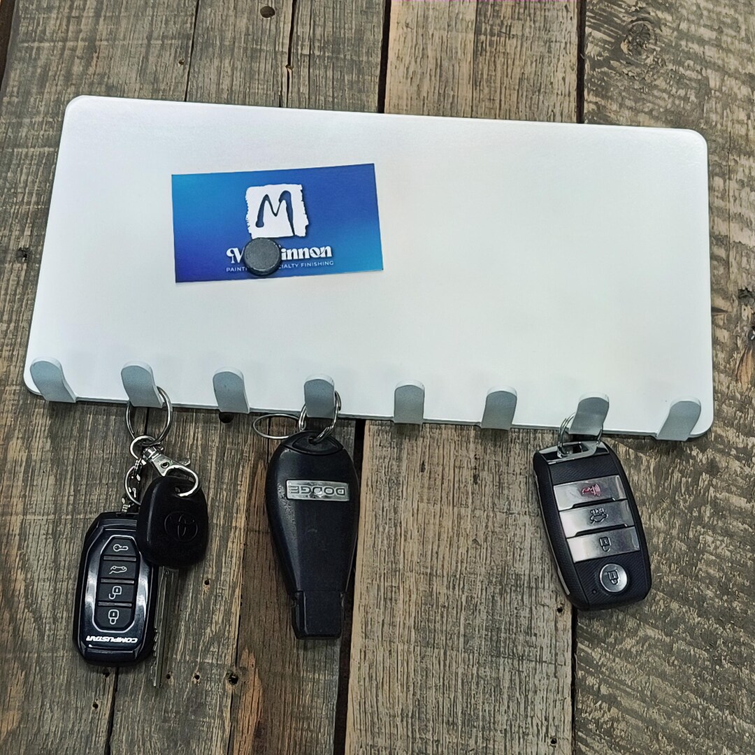 Minimalist Magnetic Key Rack - 12