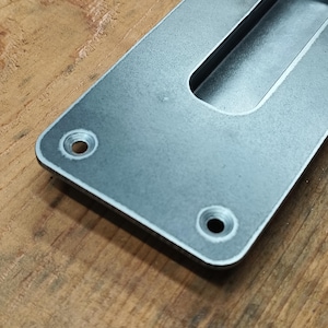 Poignée encastrée pour porte de grange coulissante de 3 po. de large - Dos fermé