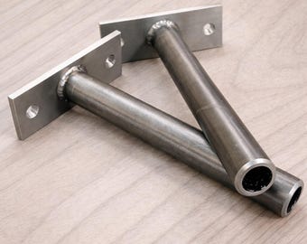 Custom sizes - Heavy Duty Floating Shelf Bracket – Hidden Steel Support for 2”+ Thick Shelves