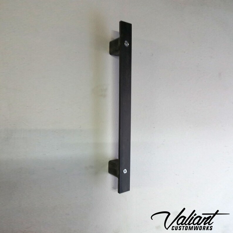 Industrial 1 Low profile barn sliding door handle pull
