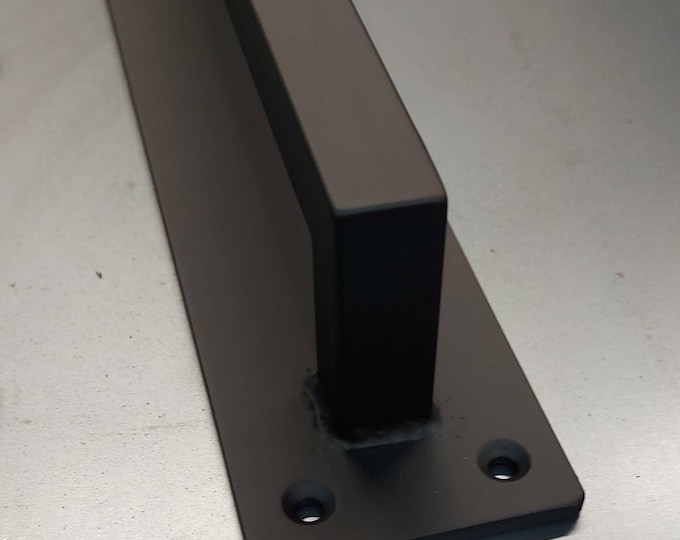 Square Steel Barn Door Handle – Industrial Loft Door Pull