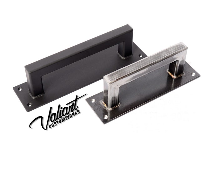 Structural Steel Barn Door Handle, Industrial Loft Door Pull