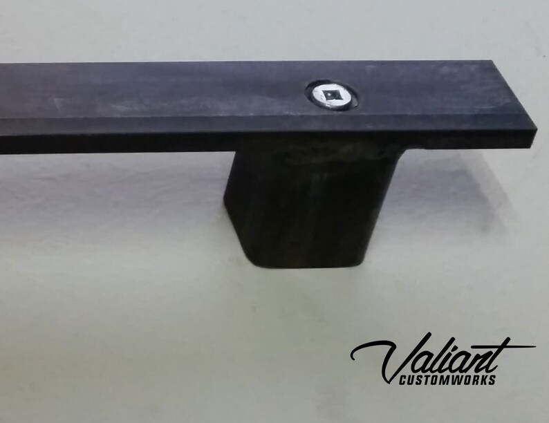 Industrial 1 Low profile barn sliding door handle pull