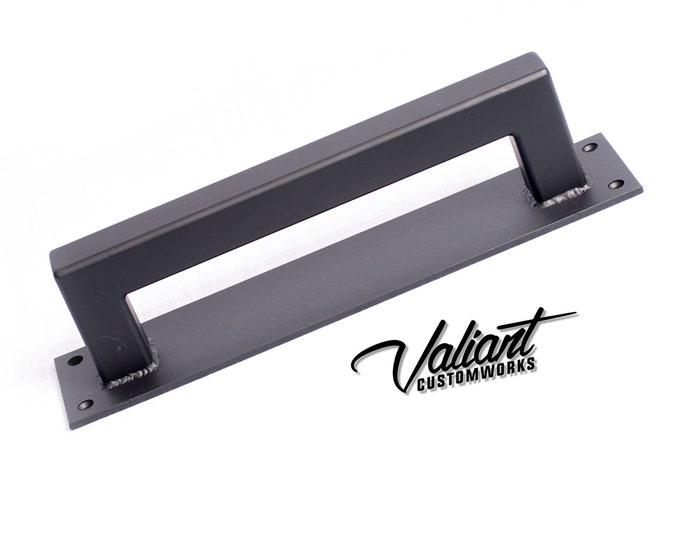 Steel Barn Door Handle – Industrial Loft Sliding Door Pull (12-18")