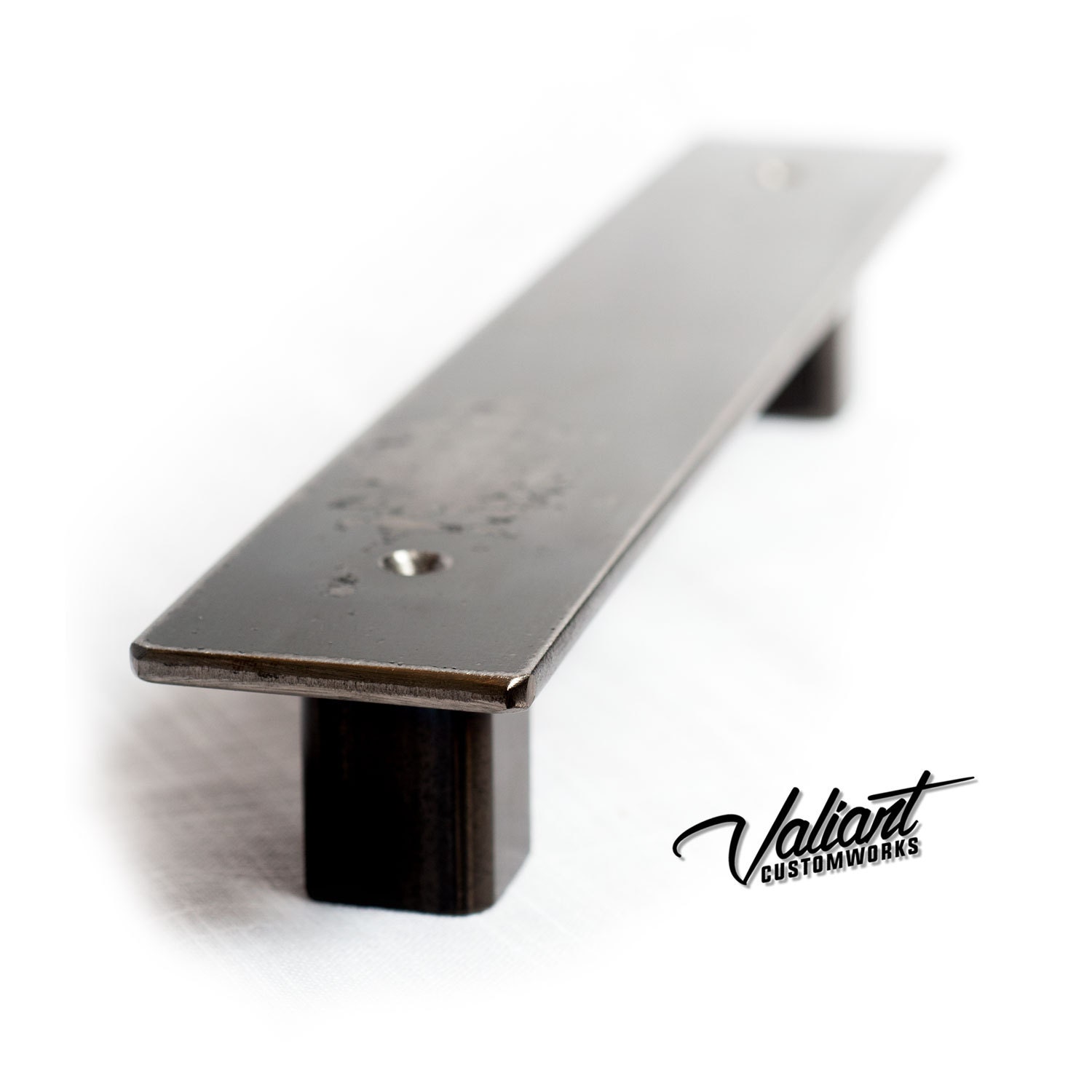 Industrial 2 Low Profile Barn Sliding Door Handle Pull Lower