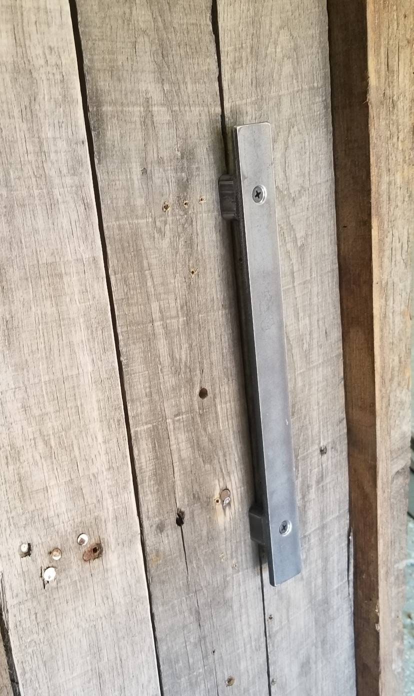 Industrial 1 Extralow profile barn / sliding door handle 3/4 total