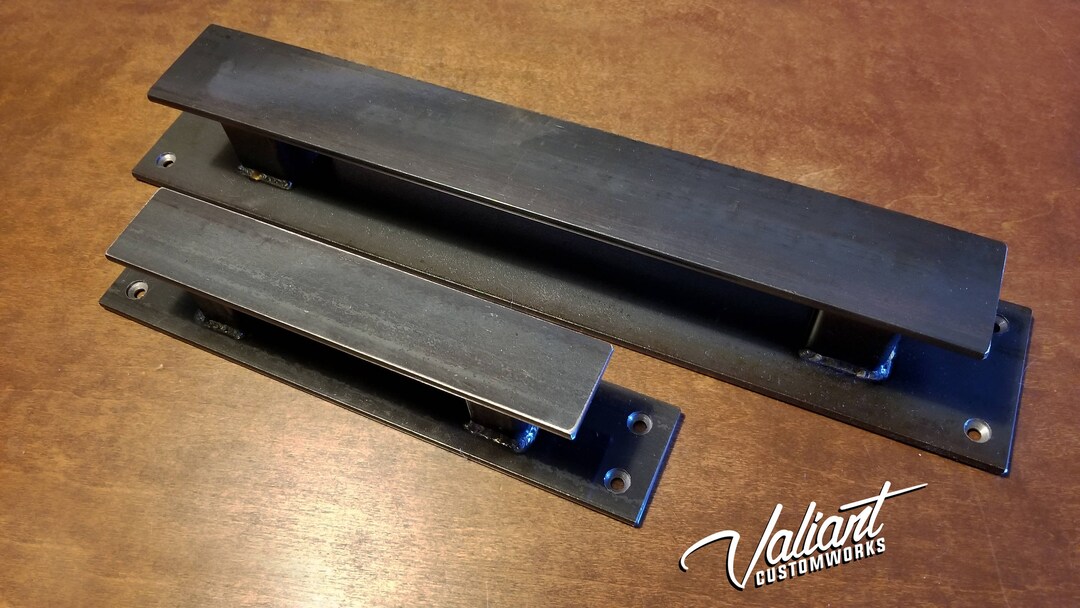 Large Flat Barn Door Handle 2 Wide Sliding Loft Door Etsy