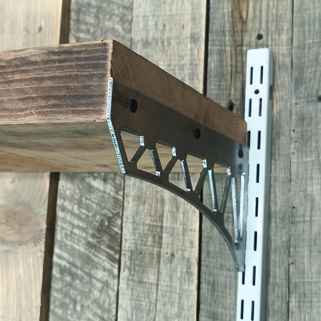 Shelf Rail Compatible Single-truss Industrial Shelf Brackets (pair) - Etsy