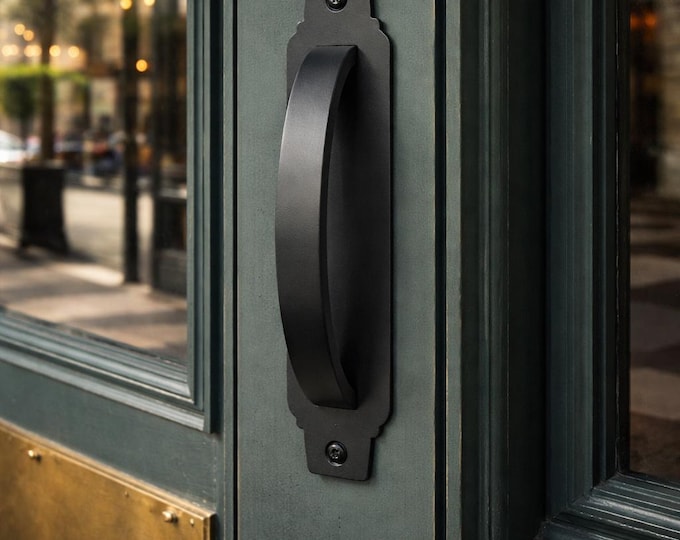 French Style Curved Sliding Door Handle, Classic