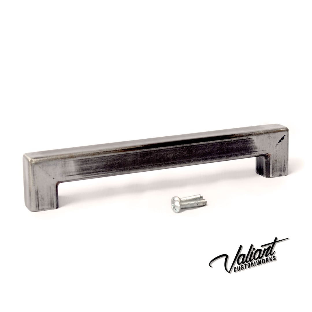 Industrial Raw Steel Door Handle or Drawer Pull or Cabinet Handle - 8 ...
