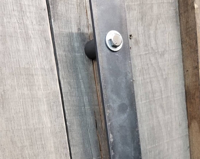 Industrial 1-1/2" Low profile barn / sliding door handle / pull