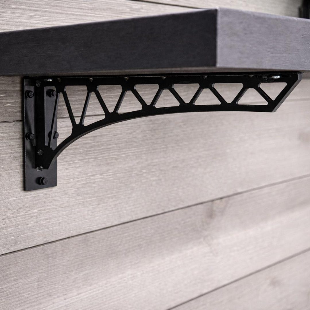 Architectural Truss Shelf Brackets – Solid Steel Support for Floating ...