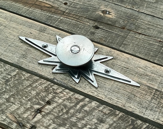 Extra Fancy Starburst Industrial Cabinet or Door Handle - 8"