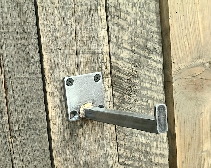 Commercial Fixture Clothes Hanger or Shelf Bracket - 1/2" solid steel post