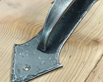 Hand made Arrowhead Style Curved Door Handle