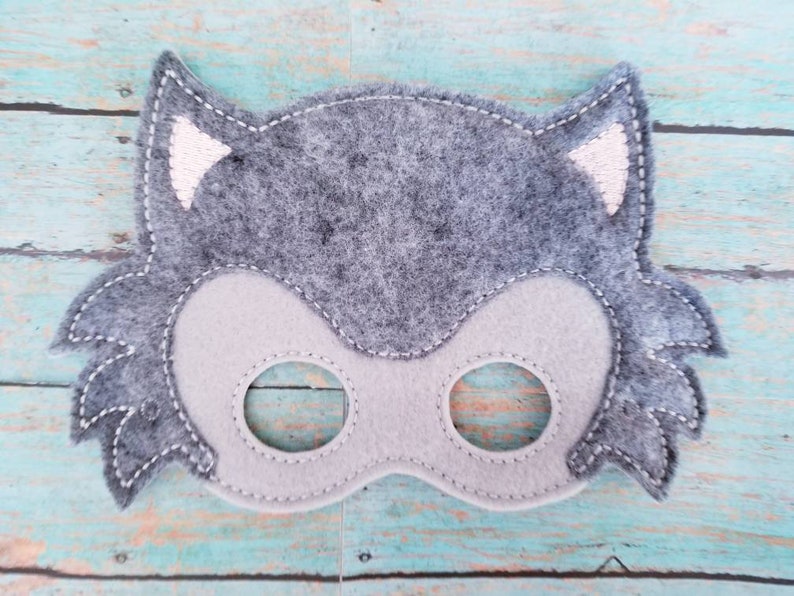Pig and Wolf Masks Three Little Pigs and the Big Bad Wolf - Etsy