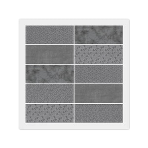 10 Fat Quarters - 18&quot; x 22&quot; OR 20 Strip Jelly Roll - 2 1/2&quot; x 44&quot; Steel Gray, Charcoal, 100% Cotton Fabric for Quilting & Craft Projects