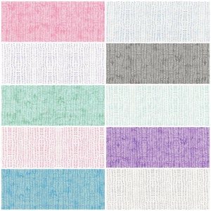 Fat Quarter Bundle, Purple Gray Pink Blue, 100% Cotton Fabric, Lot of 10 SEEDS by Cori Dantini for Free Spirit - 18" x 22"