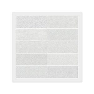 10 Fat Quarters - 18&quot; x 22&quot; OR 20 Strip Jelly Roll - 2 1/2&quot; x 44&quot; White on White, 100% Cotton Fabric for Quilting & Craft Projects