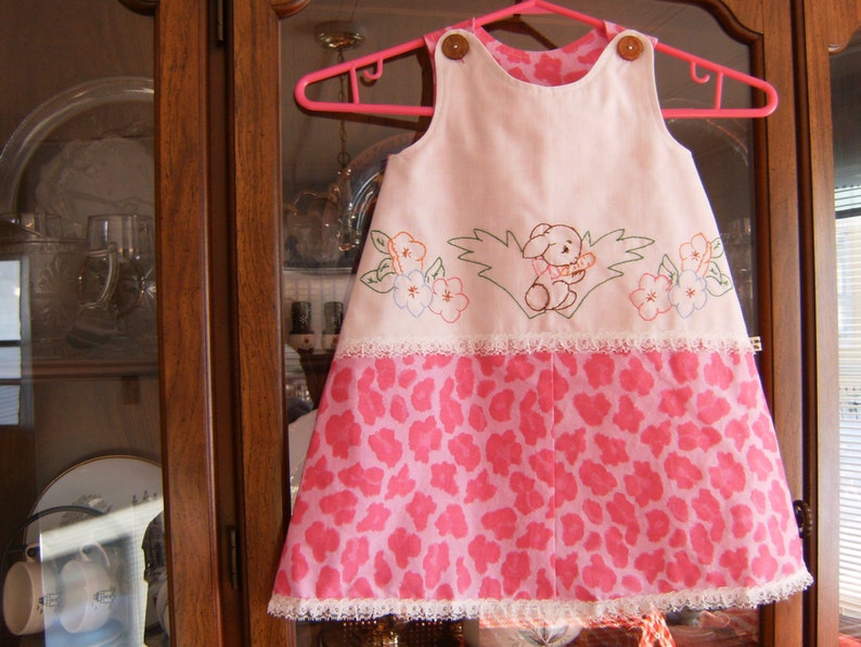 Girl/'s Dress 34T Girl/'s Jumper 34T Vintage Dress 34T Pillowcase Dress 34T