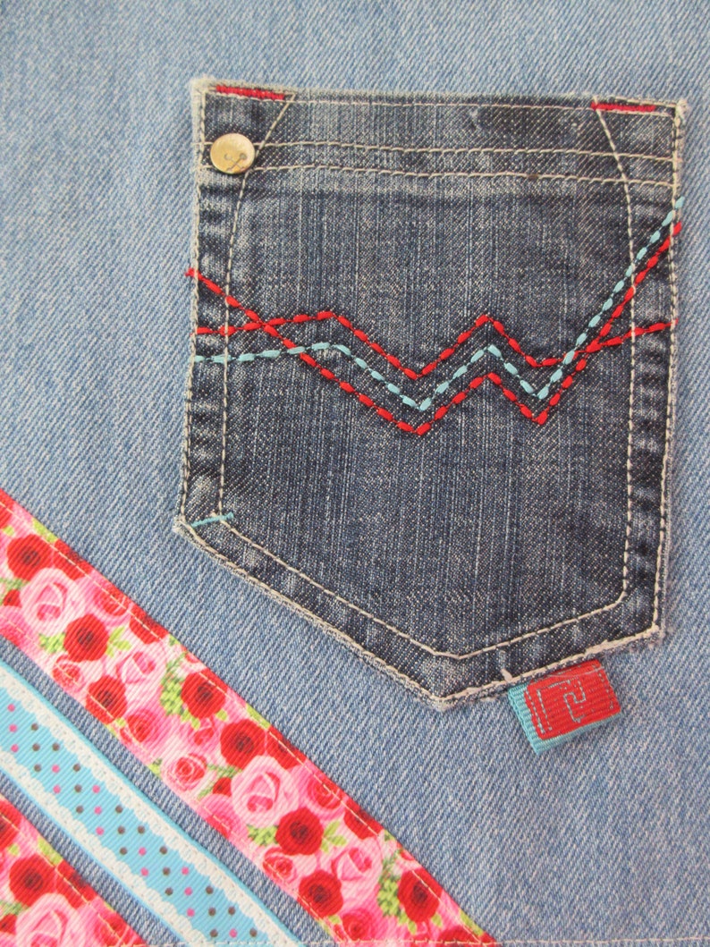Baby Girl Denim Bibs Upcycled Jeans Girl Bibs Set of 3 Girl Etsy