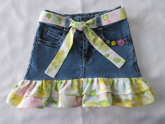 size 4 denim skirt