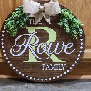 Front Door Decor, Door Hanger, Housewarming Gift, Wedding Gift