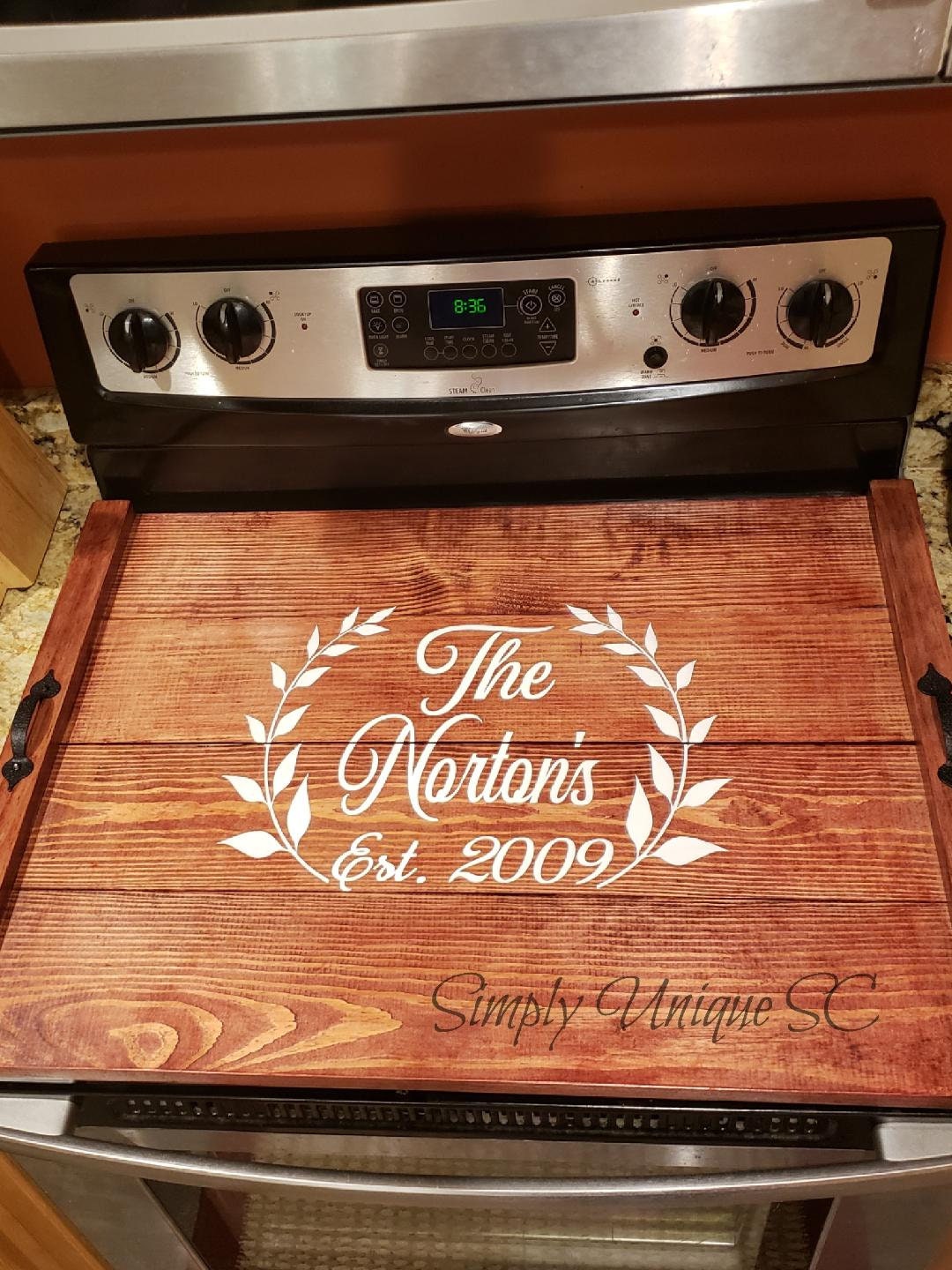 Wooden Stove Top Covers