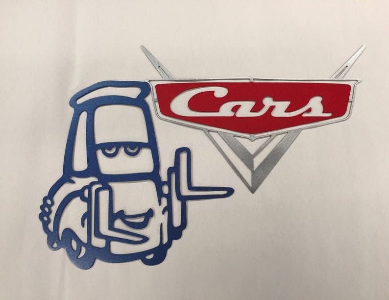 Disney Cars Movie Symbol Guido Metal Wall Art Decor Nursery Kids Bedroom Play Room Kid Gifts Boys Girls