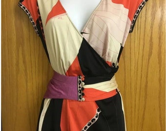 Seltenes Vintage Emilio Pucci Top