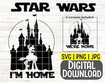 Star Wars Park Simple SVG PNG - Galaxy's Edge T-shirt Design - Galaxy's Edge SVG - Star Wars Clipart- The last Jedi
