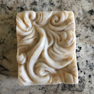 Goat Milk Shampoo Bar - Plastic & Sulfate Free - All Natural - Hair Growth Formula -  Pure Essential Oils, Castor, Vitamin E, Mango