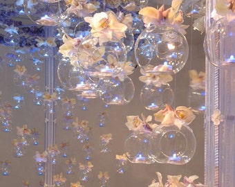 Hanging Glass Ball Etsy