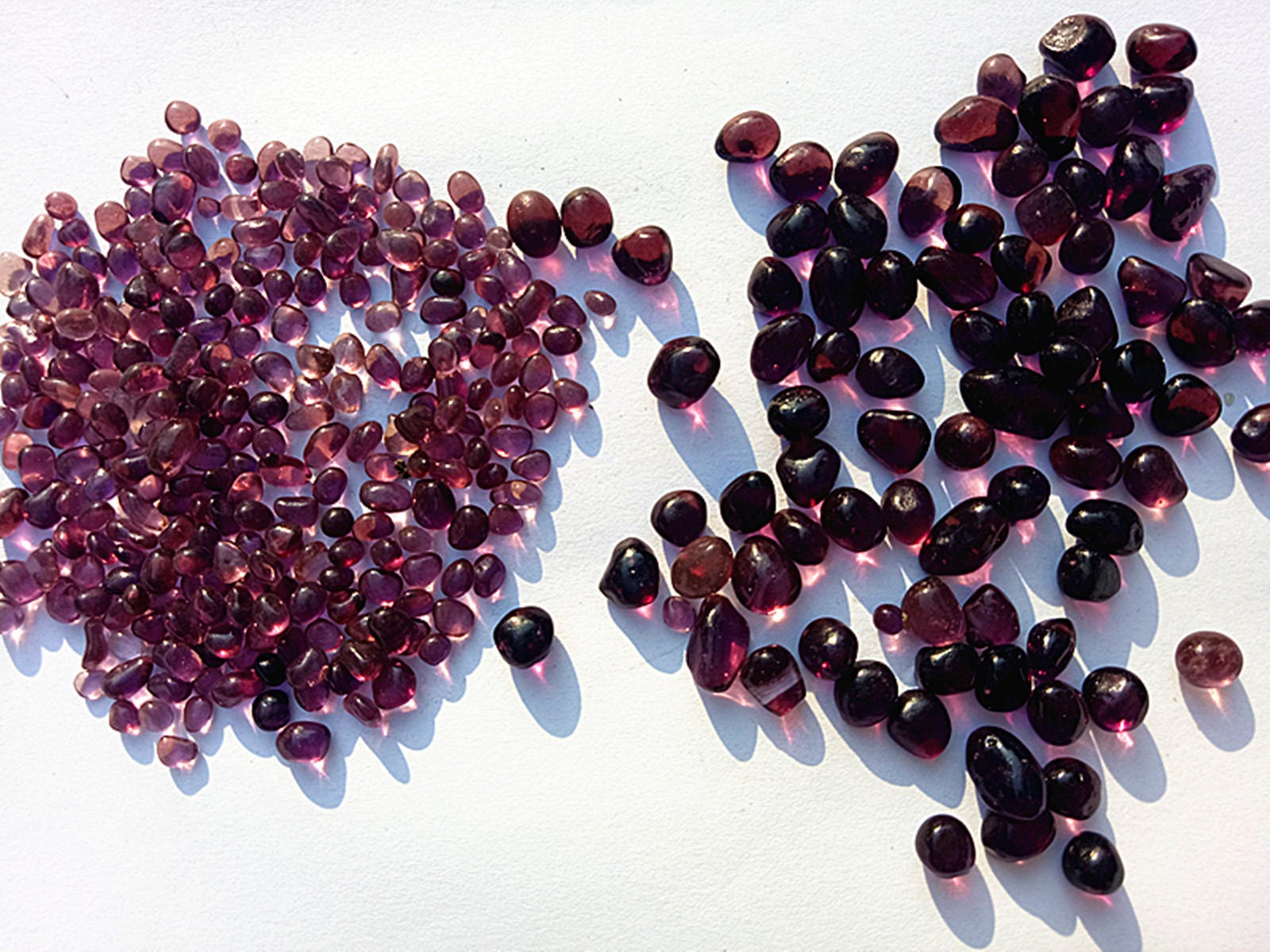 Smooth Pebbles 2mm to 7mm Rounded Purple Glass Stones for Etsy