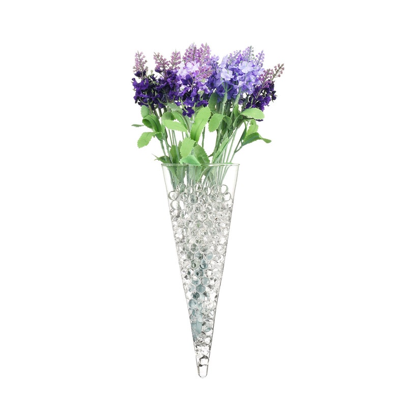 Cone Glass Wall Terrarium Indoor Planters Water Planting Image 0