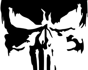 Punisher Skull Vinyl Decal
