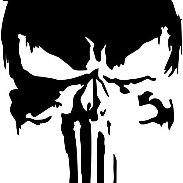 Punisher Skull Vinyl Decal