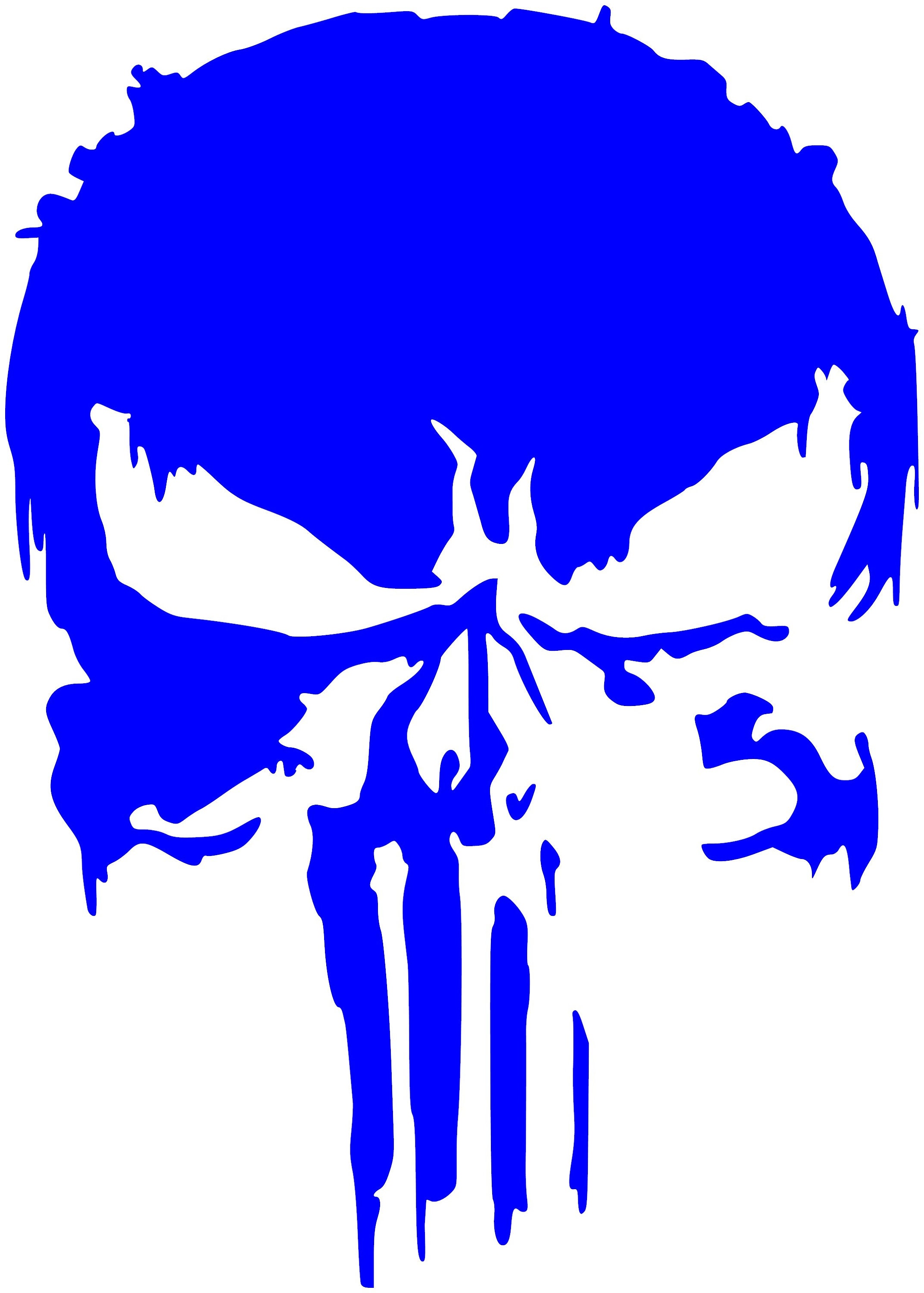 Punisher vinyl decal deals