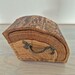 Oak Log Box With Two Sections & Secret Drawer • Jewelry and Keepsake ...