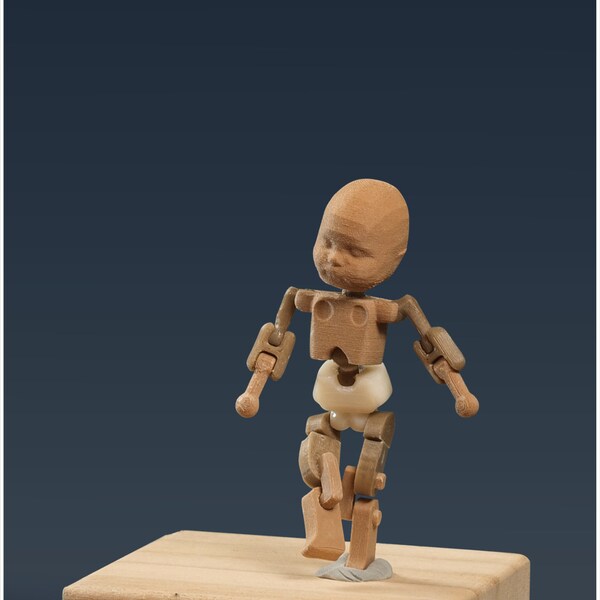 Baby Wooden Art Doll