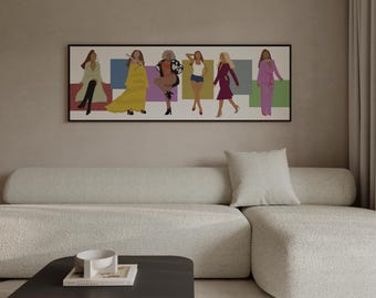 bey video looks print | queen b bee music lemonade crazy in love b'day graphic illustration poster