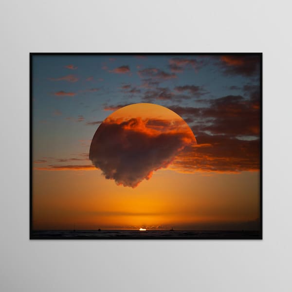 sunset x sunset 01 | ocean clouds photography creative edit honolulu hawaii waikiki beach