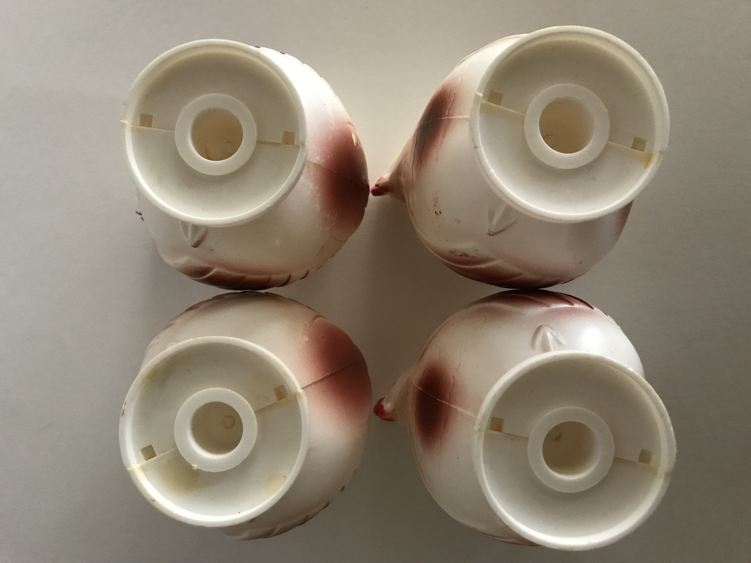 Vintage CHICKEN Egg Holders/set of 4 Egg Holders/easter Etsy