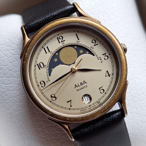 Vintage seiko moon phase - Etsy 日本