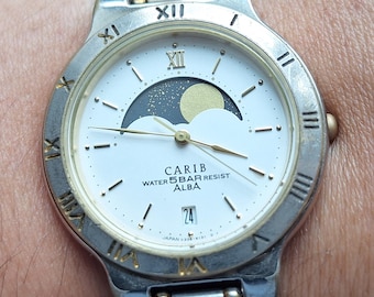 A90 希少 稼動品 SEIKO ALBA サンムーンフェイズ 90年代 A90 希少 稼動品 SEIKO ALBA サンムーンフェイズ 90年代 - メルカリ