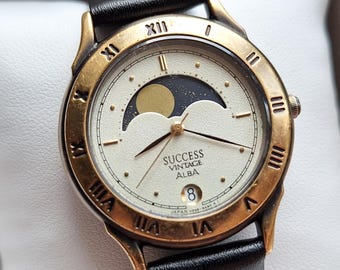 URBAN ALBA セイコー ムーンフェイズウォッチ、クォーツウォッチ