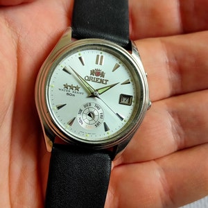 Orient watch, Mechanical Automatic Watch, Japan watch, 50m water resistant, retro watch, mens watch,